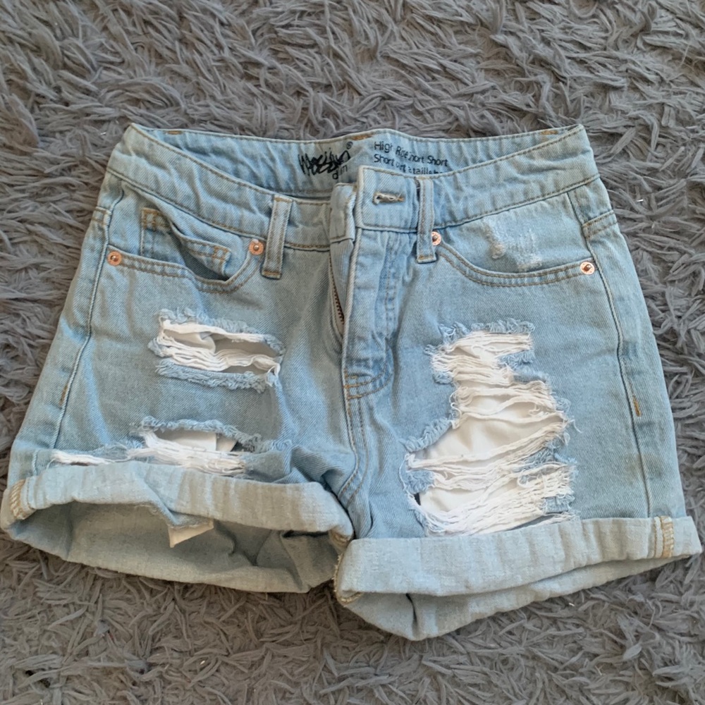 Jean shorts high waisted